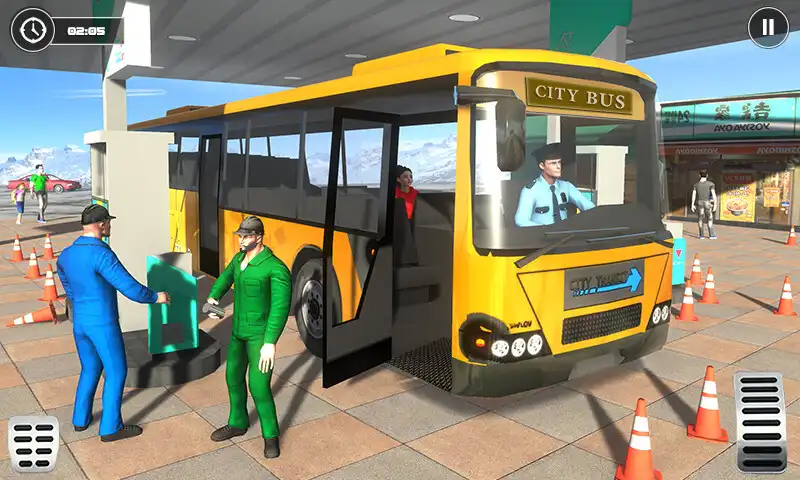 Play Public Bus Driver: Bus Games as an online game Public Bus Driver: Bus Games with UptoPlay