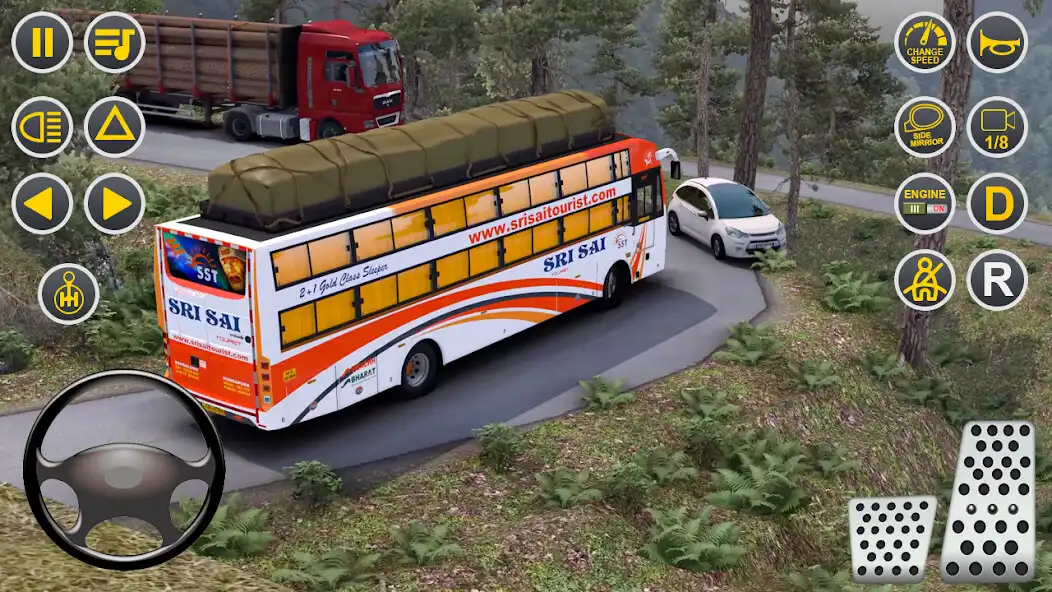 Play Public Coach Bus Driving Game as an online game Public Coach Bus Driving Game with UptoPlay