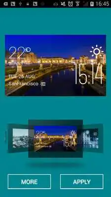 Play Pudua weather widget/clock