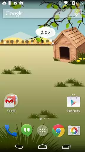 Play APK Pugzie Cute Pug Live Wallpaper  and enjoy Pugzie Cute Pug Live Wallpaper with UptoPlay com.don.livepugbg