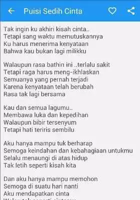 Play Puisi Cinta Sedih