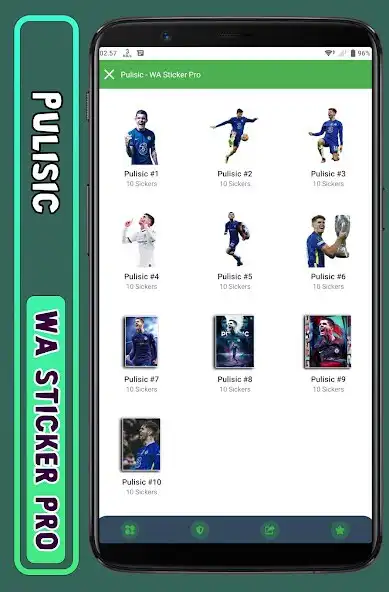 Play Pulisic - WA Sticker Pro  and enjoy Pulisic - WA Sticker Pro with UptoPlay