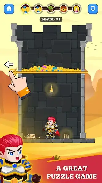 Play Pull The Pin - Hero Rescue  and enjoy Pull The Pin - Hero Rescue with UptoPlay