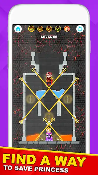 Play Pull the Pin - Home Pin Rescue  and enjoy Pull the Pin - Home Pin Rescue with UptoPlay