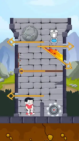 Play Pull The Pin: Toilet Rush  and enjoy Pull The Pin: Toilet Rush with UptoPlay