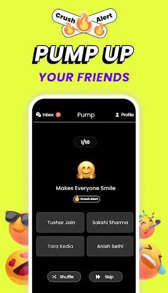 Play Pump App - Find your Crush as an online game Pump App - Find your Crush with UptoPlay