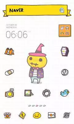 Play Pumpkin launcher theme dodol