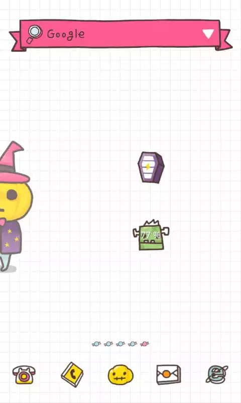 Play Pumpkin launcher theme dodol