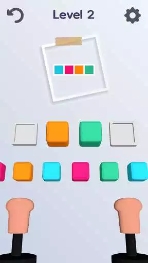 Play Punch N Color - 3D cube stack push layers blocks as an online game Punch N Color - 3D cube stack push layers blocks with UptoPlay