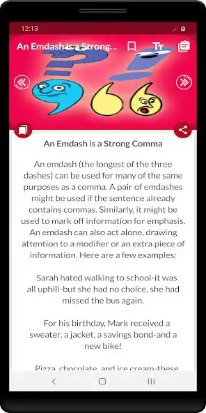 Play Punctuation marks as an online game Punctuation marks with UptoPlay