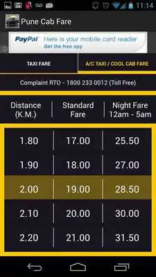Play Pune Cab Taxi Fare