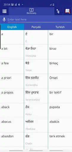 Play Punjabi Turkish Dictionary  and enjoy Punjabi Turkish Dictionary with UptoPlay