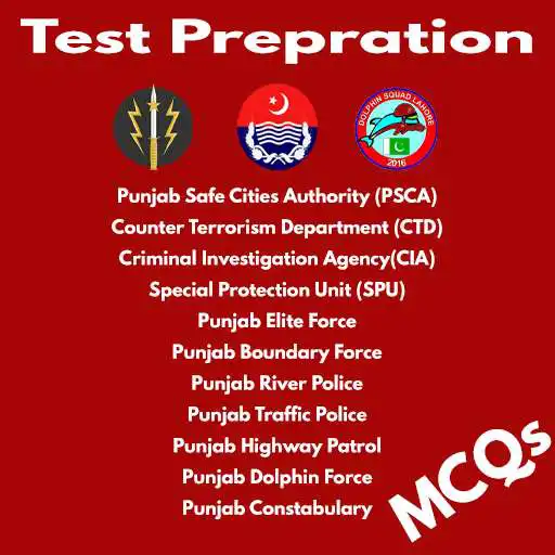Play Punjab Police Test Dolphin-PSCA-CTD-CIA-SPU-Elite APK