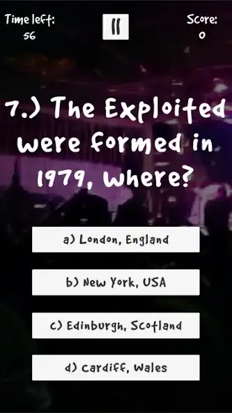 Play Punk Trivia as an online game Punk Trivia with UptoPlay