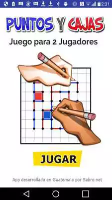 Play Puntos y Cajas para 2 Jugadores Puntitos y Cuadros