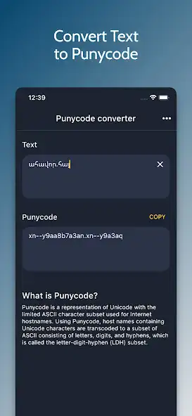 Play Punycode Converter  and enjoy Punycode Converter with UptoPlay
