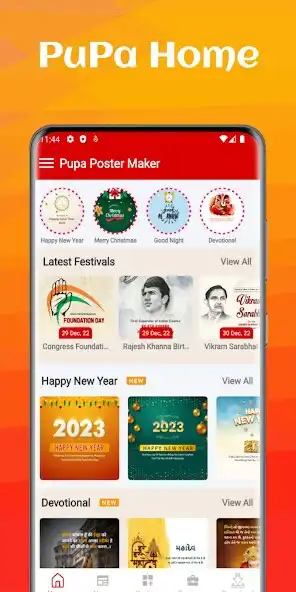 Play Pupa: Festival Post Maker  and enjoy Pupa: Festival Post Maker with UptoPlay