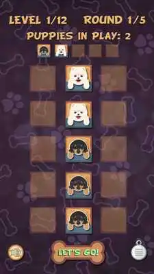 Play Puppies Memory Match