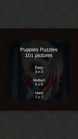 Play Puppies Puzzles - 101 pictures  and enjoy Puppies Puzzles - 101 pictures with UptoPlay