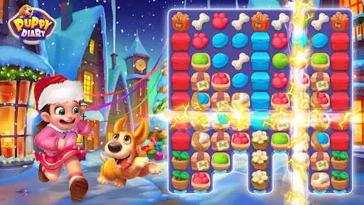 Play Puppy Diary: Epic Match 3 Game as an online game Puppy Diary: Epic Match 3 Game with UptoPlay