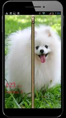 Play Puppy Dogs zipper screen lock Play Puppy Dogs zipper screen lock