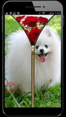 Play Puppy Dogs zipper screen lock Play Puppy Dogs zipper screen lock