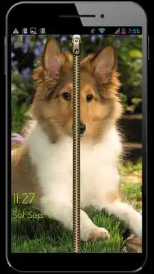 Play Puppy Dogs zipper screen lock Play Puppy Dogs zipper screen lock