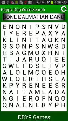 Play Puppy Dog Word Search