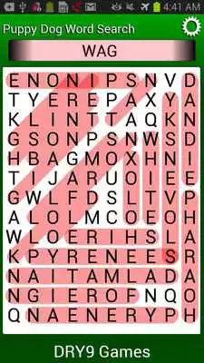 Play Puppy Dog Word Search