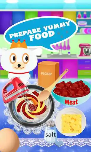 Play Puppy Food Carnival-Dog Care and Dress-Up Pet Game as an online game Puppy Food Carnival-Dog Care and Dress-Up Pet Game with UptoPlay