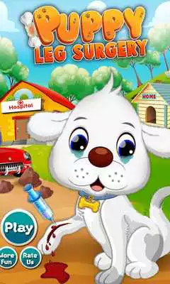 Play Puppy Leg Surgery