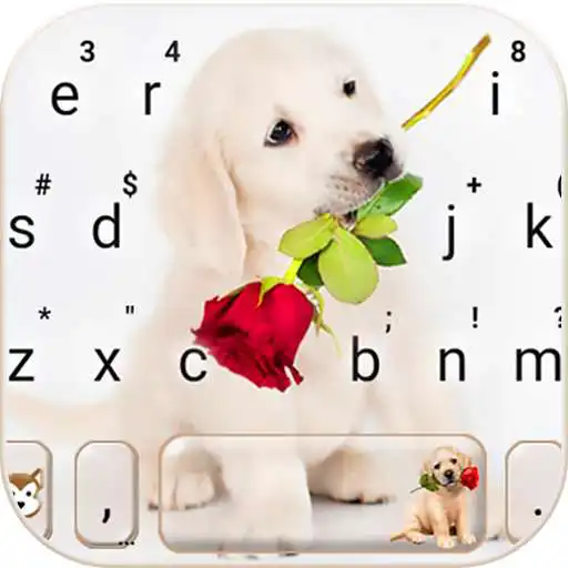 Play Puppy Love Rose Keyboard Theme APK Play Puppy Love Rose Keyboard Theme APK