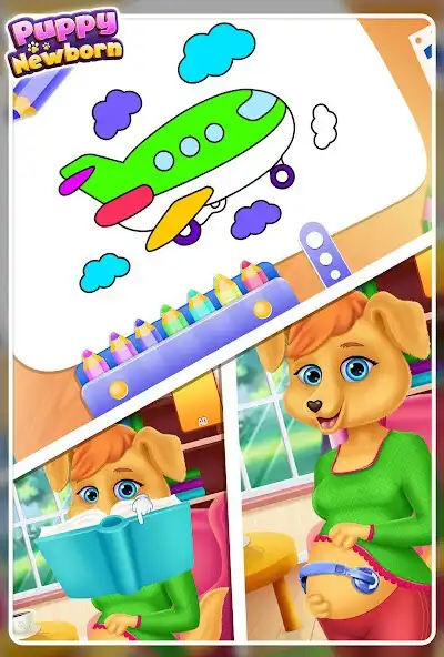 Play Puppy mommy newborn babyshower  and enjoy Puppy mommy newborn babyshower with UptoPlay
