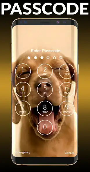 Play Puppy Pattern Lock Screen as an online game Puppy Pattern Lock Screen with UptoPlay