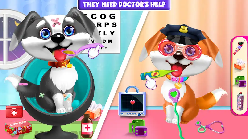 Play Puppy Pet Vet Day Caring Game  and enjoy Puppy Pet Vet Day Caring Game with UptoPlay