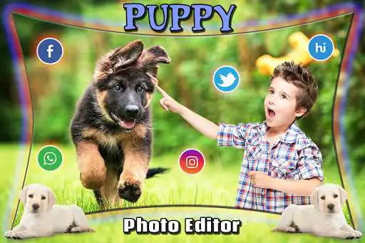 Play Puppy Photo Frame  and enjoy Puppy Photo Frame with UptoPlay
