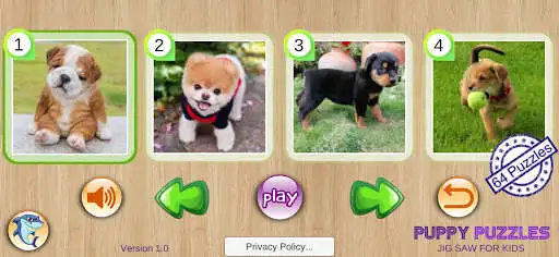 Play Puppy Puzzles & Dog Jigsaw  and enjoy Puppy Puzzles & Dog Jigsaw with UptoPlay
