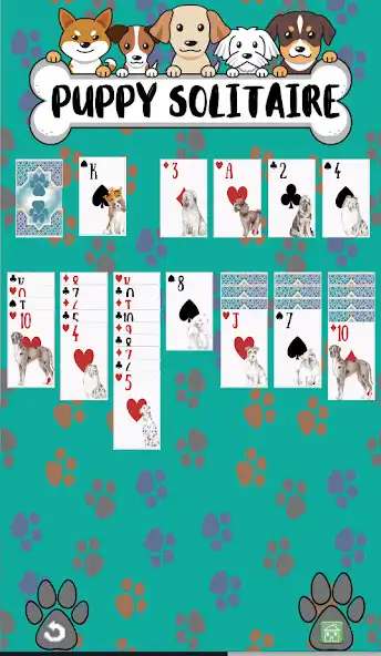 Play Puppy Solitaire  and enjoy Puppy Solitaire with UptoPlay
