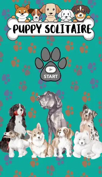 Play Puppy Solitaire as an online game Puppy Solitaire with UptoPlay