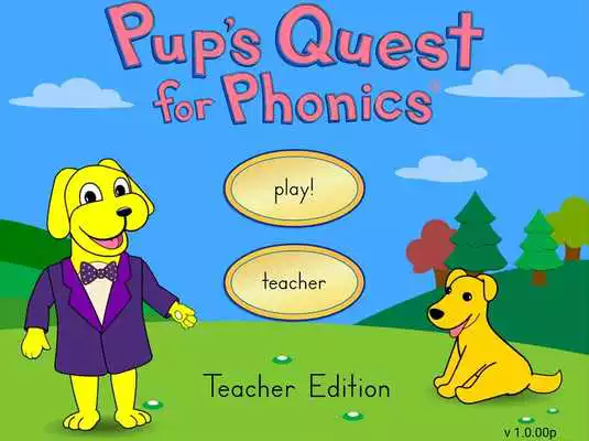 Play Pups Quest for Phonics School Edition