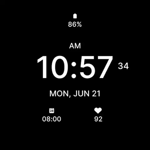 Play Pure Black Watch Face APK