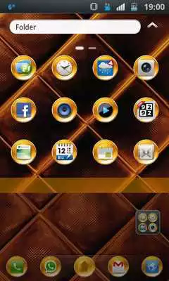 Play PureGold Theme for GO Launcher