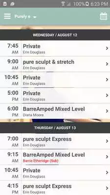 Play purely e barre pilates cardio