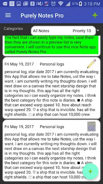 Play Purely Notes Pro as an online game Purely Notes Pro with UptoPlay
