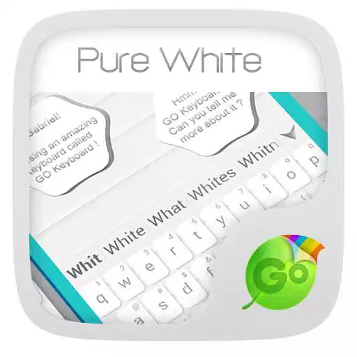 Free play online Pure White GO Keyboard Theme APK Free play online Pure White GO Keyboard Theme APK
