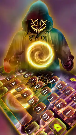 Play Purge Neon Mask Keyboard Theme as an online game Purge Neon Mask Keyboard Theme with UptoPlay