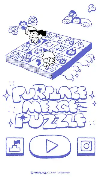 Play PURPLACE Merge Puzzle  and enjoy PURPLACE Merge Puzzle with UptoPlay