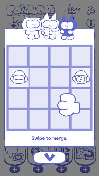 Play PURPLACE Merge Puzzle as an online game PURPLACE Merge Puzzle with UptoPlay