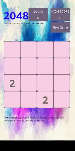 Play Purple 2048 as an online game Purple 2048 with UptoPlay
