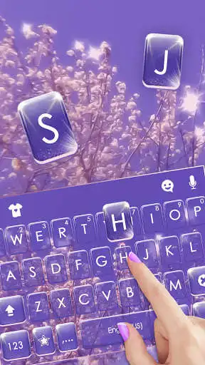 Play Purple Aesthetic Keyboard Background as an online game Purple Aesthetic Keyboard Background with UptoPlay